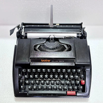 Brother 750 Tr Typewriter Stealth Black Edition