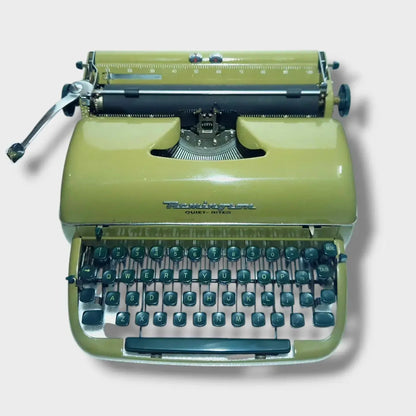 Remington Quiet Riter Olive Green Typewriter