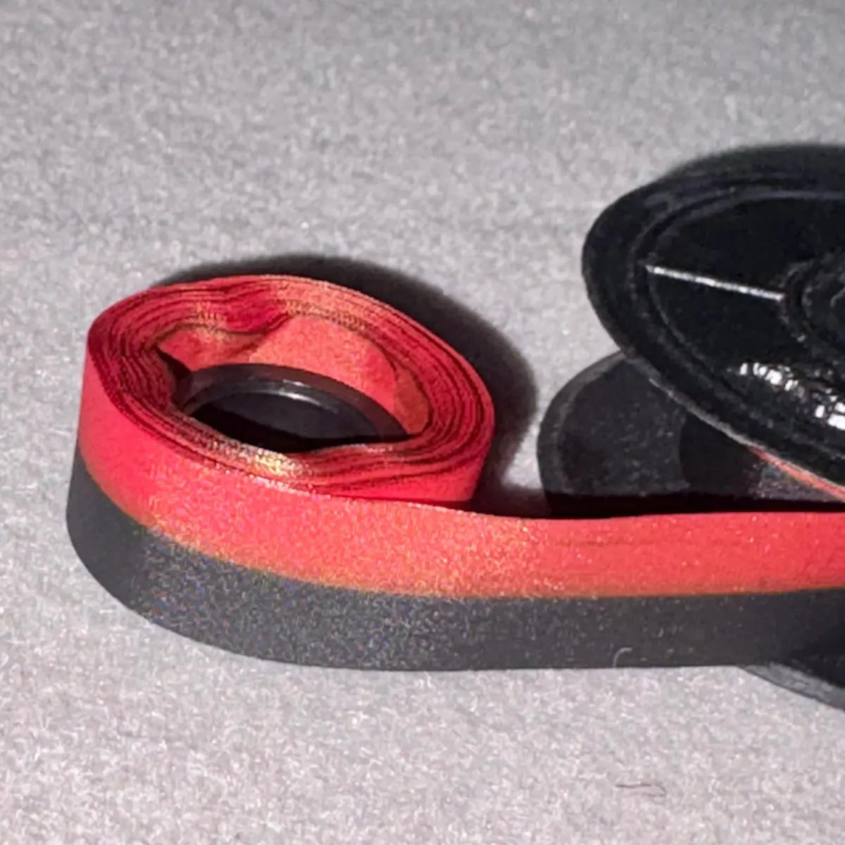 Silk Red & Black Typewriter Ribbon with Universal Spools – 8 Mtrs