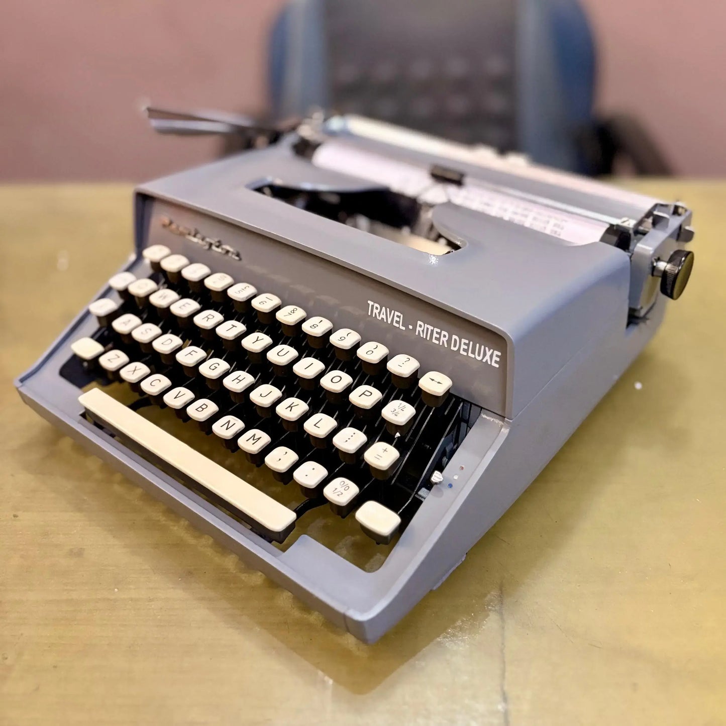 Remington Monarch Ash Grey Typewriter
