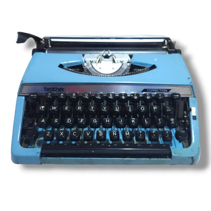 Brother Charger 11 Blue Typewriter