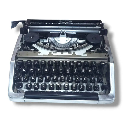 Brother 100 Deluxe Chrome Typewriter