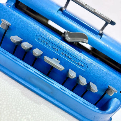Perkins Braille Typewriter Deep Blue Edition