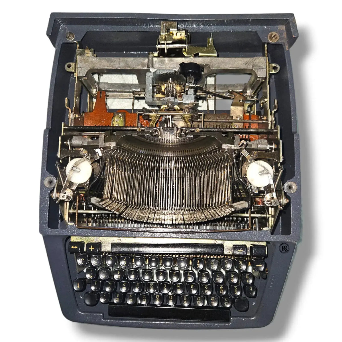 Godrej Prima Brief Hindi Typewriter Full Grey