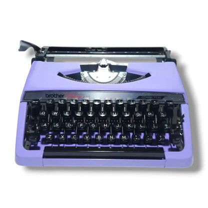 Brother Charger 11 Vintage Mauve Typewriter