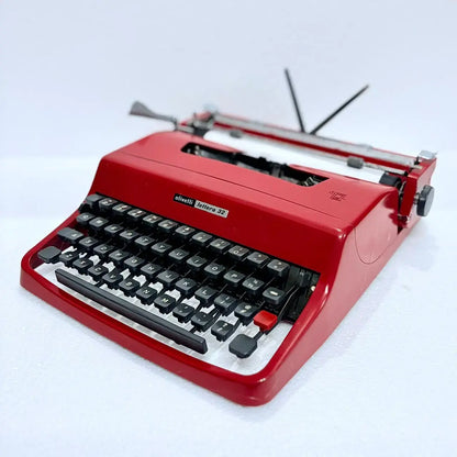 Olivetti Lettera 32 Rosso Red