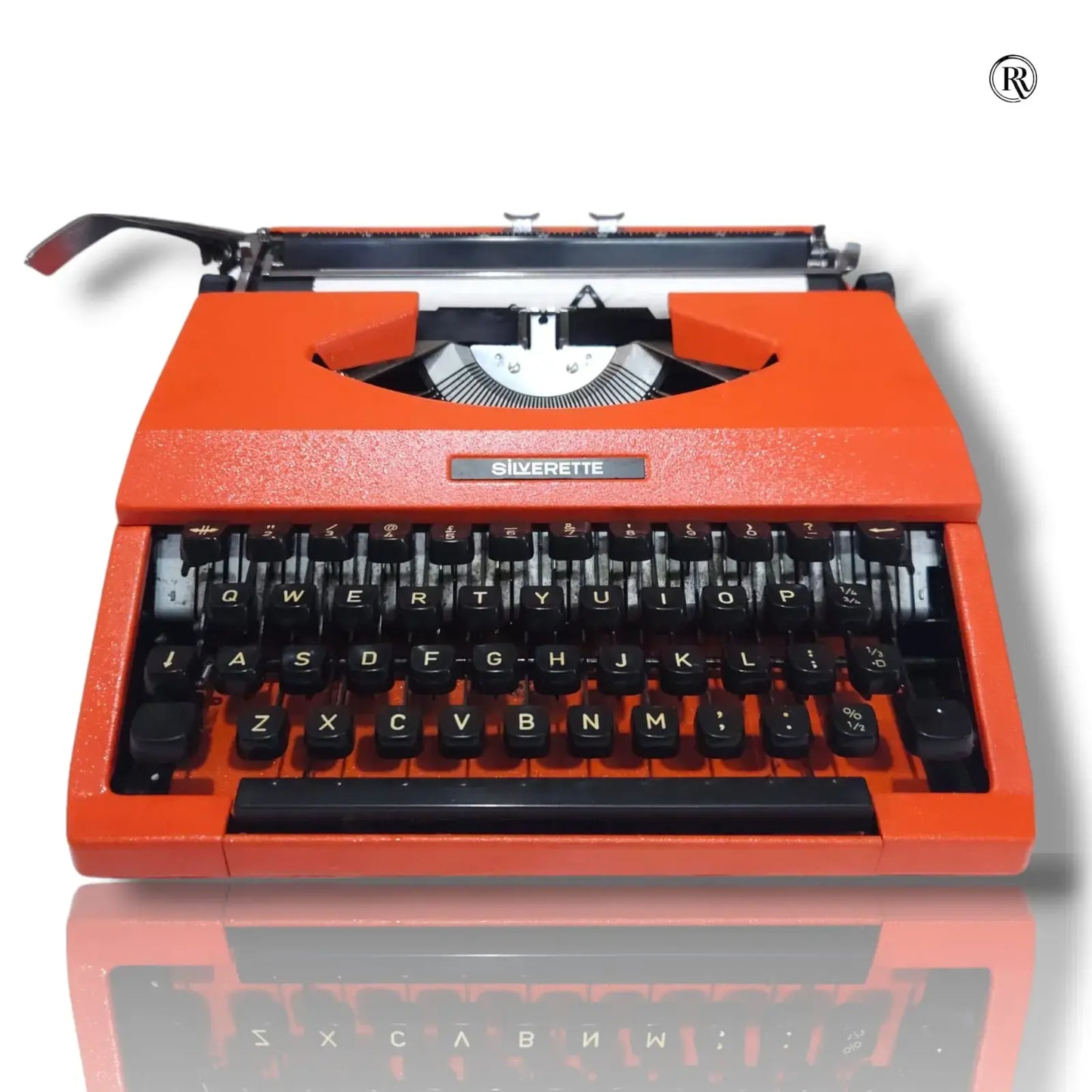 Silver Reed Silverette Cosmic Orange Typewriter