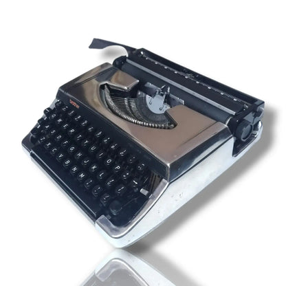 Brother 220 Deluxe Chrome Portable Typewriter