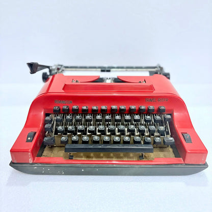 Remington Cosmic Red Travel Riter Typewriter