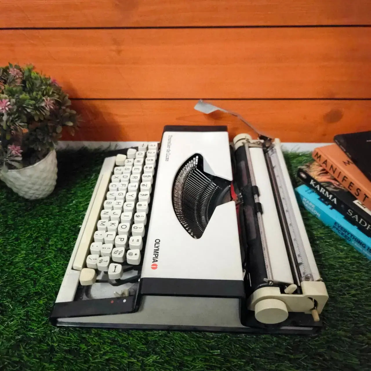 Brand New Olympia Traveller Deluxe Typewriter