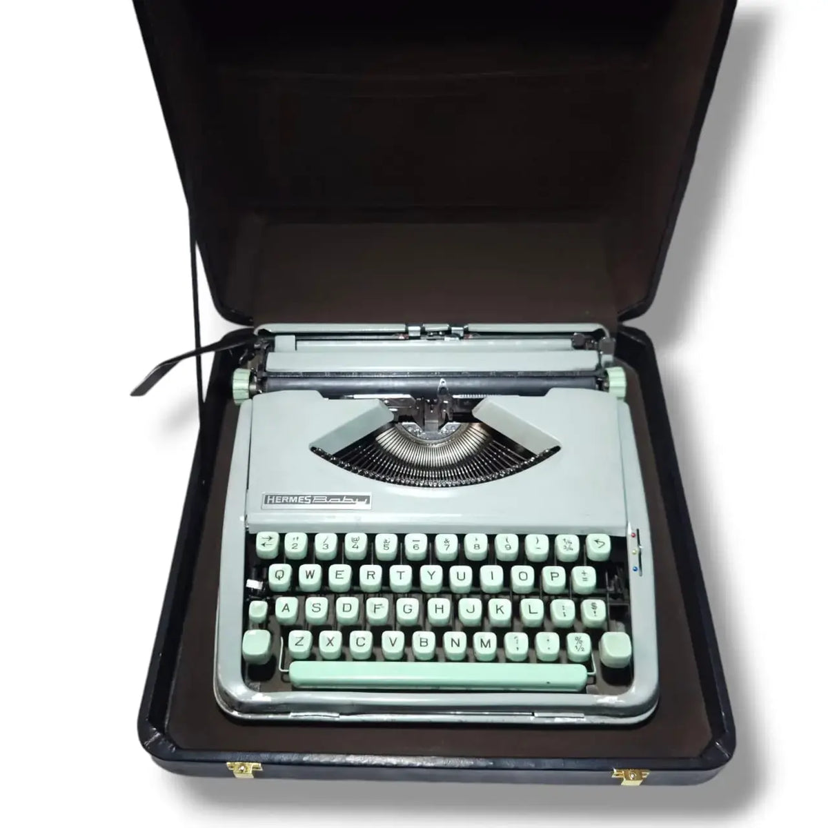Hermes Baby Mint Green Typewriter