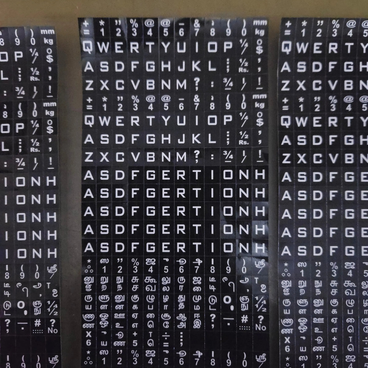 Typewriter Keytop Sticker Set
