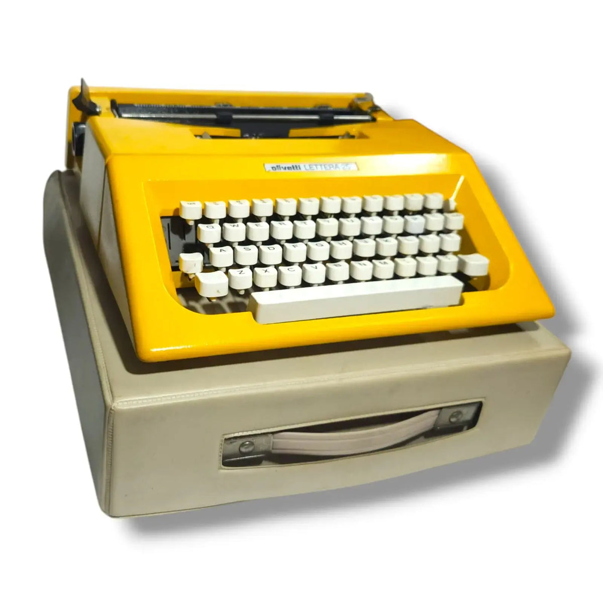 Olivetti Lettera 25 Yellow Gold Typewriter