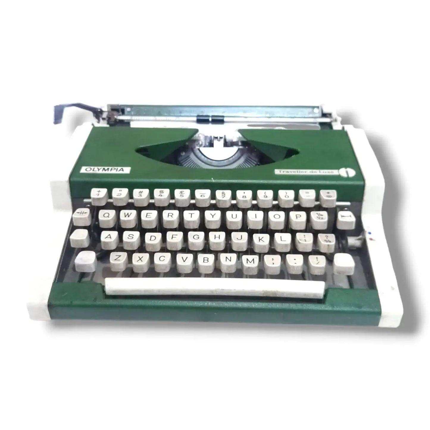 Olympia Traveller De Luxe Typewriter Green Edition
