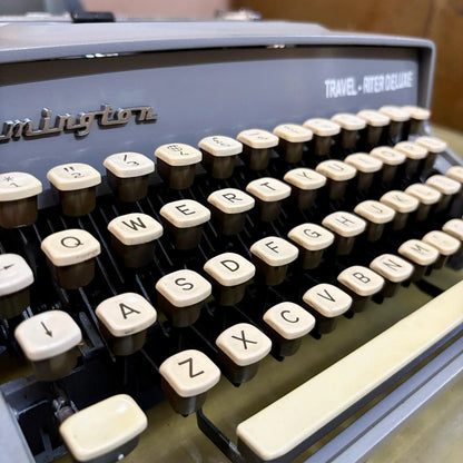 Remington Monarch Ash Grey Typewriter