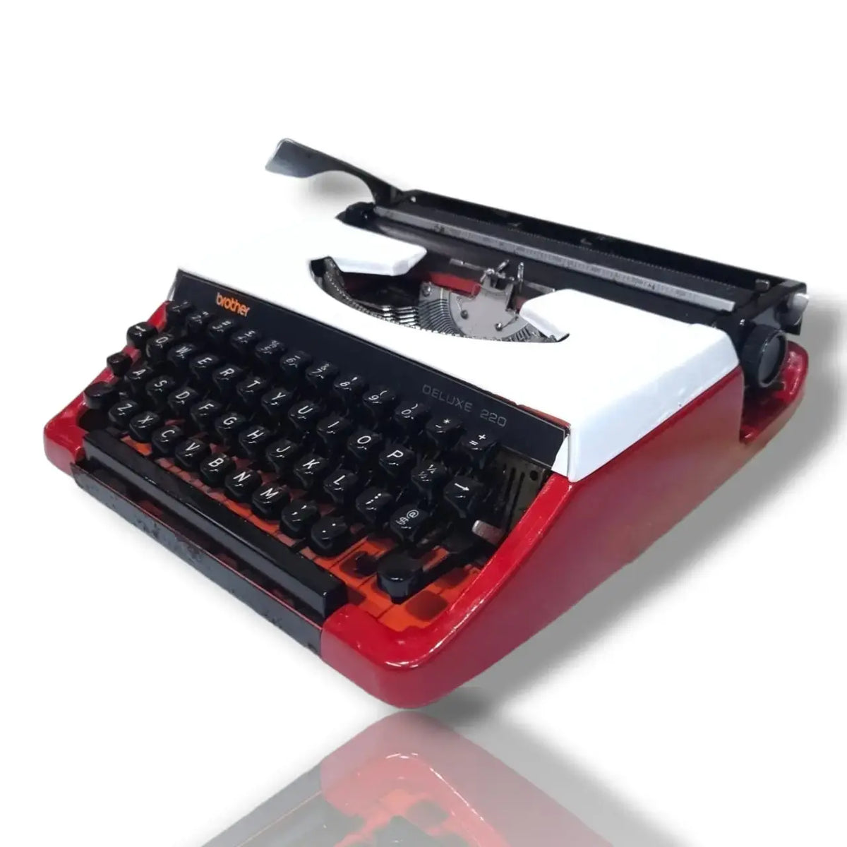 Brother Deluxe 220 Swiss Portable Typewriter