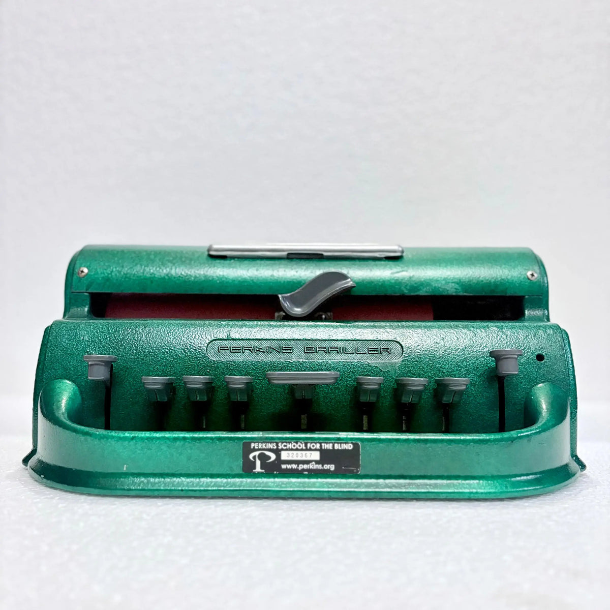 Perkins Braille Typewriter Green Emerald Edition