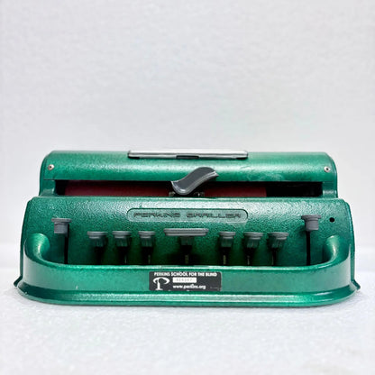 Perkins Braille Typewriter Green Emerald Edition