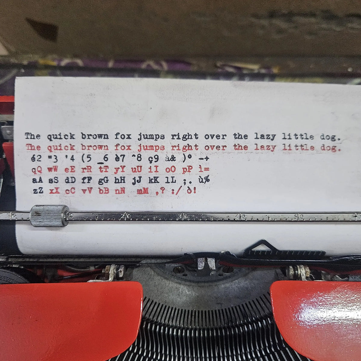 Red Black Typewriter Ribbon Cartridge
