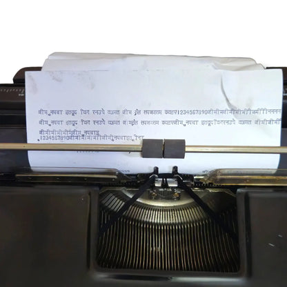 Remington 2000 Manual Hindi Typewriter