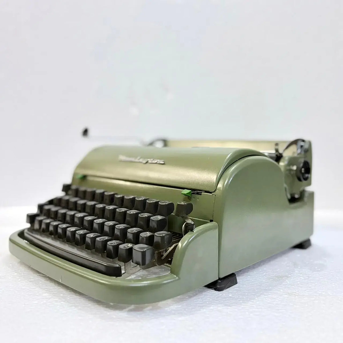 Remington Quiet Riter Olive Military Green Typewriter