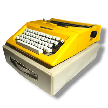 Olivetti Lettera 25 Yellow Gold Typewriter