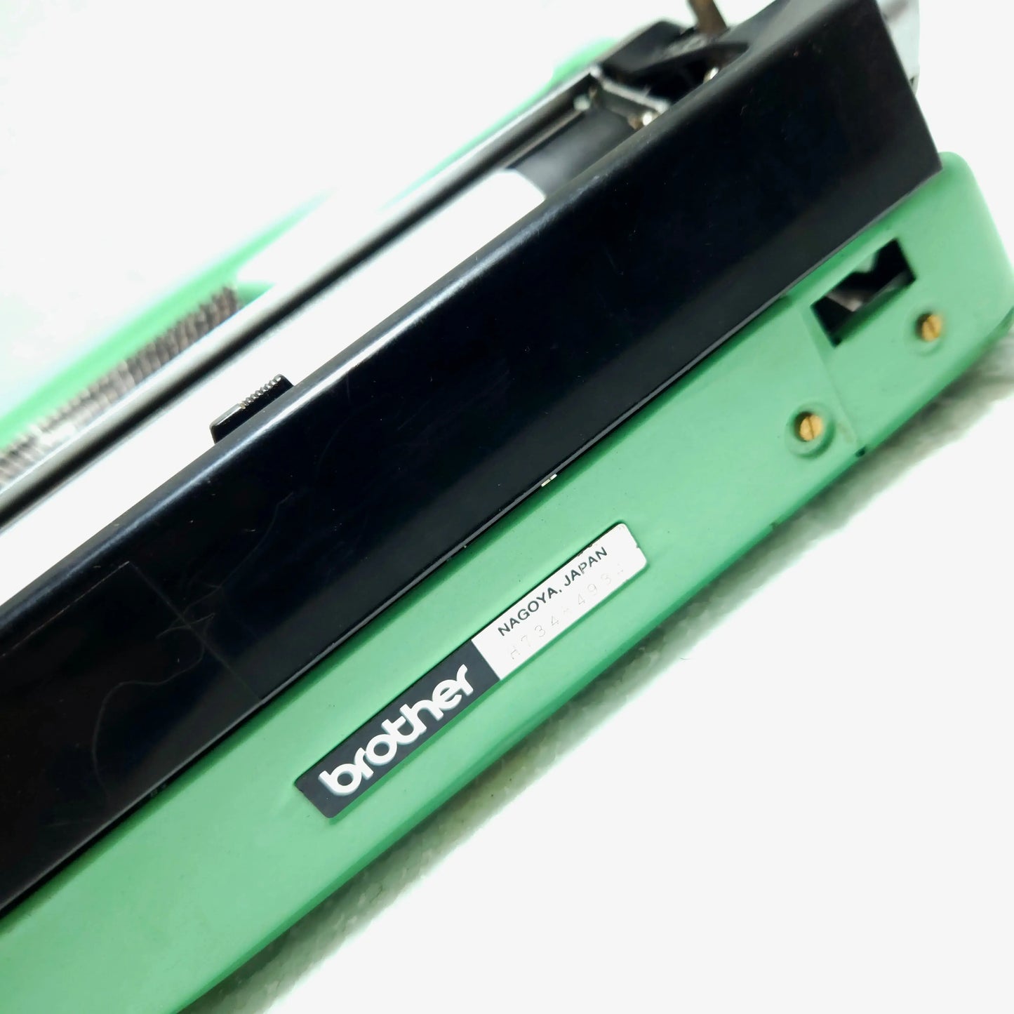 Brother Charger 11 Electric Green Typewriter