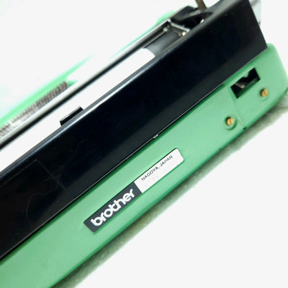 Brother Charger 11 Electric Green Typewriter