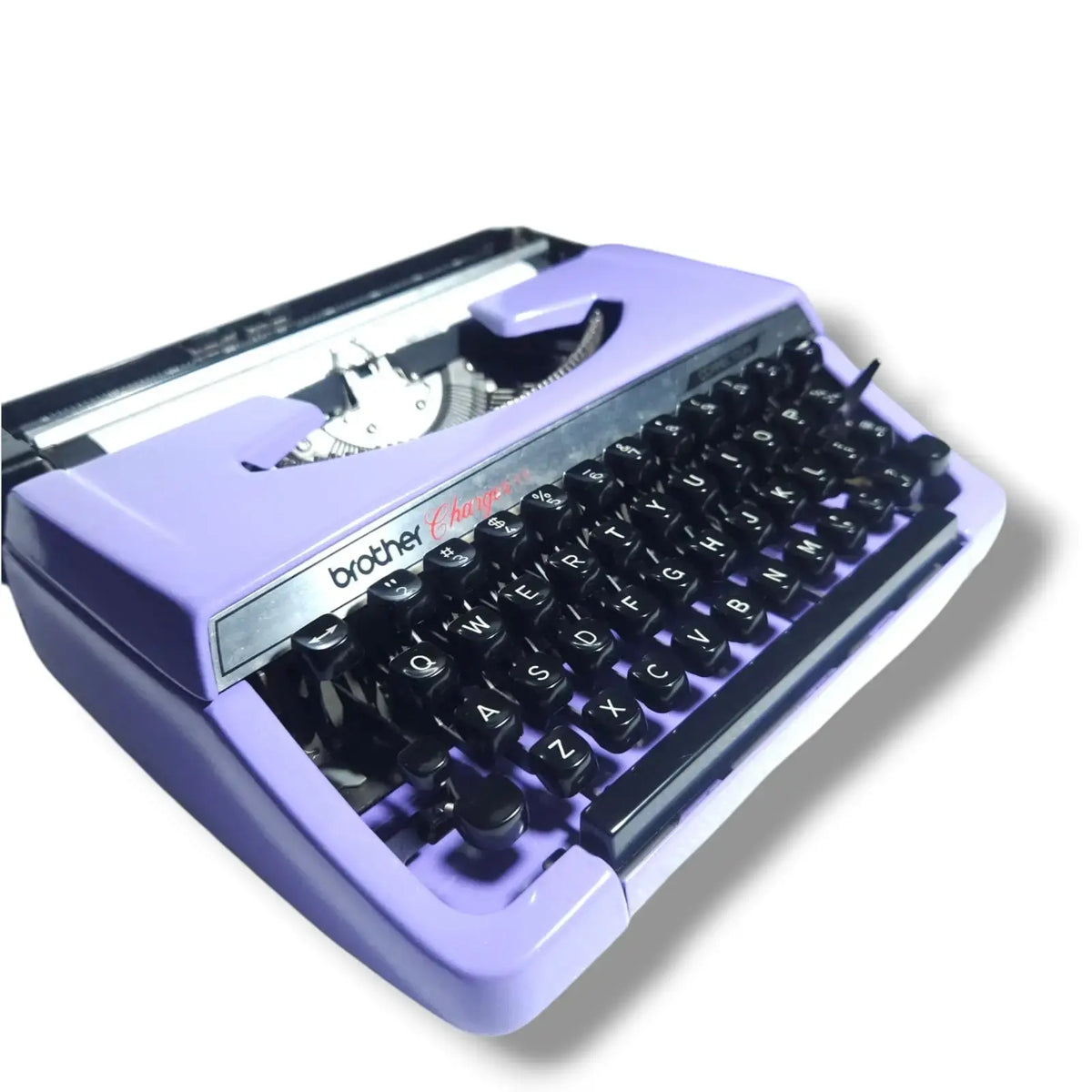Brother Charger 11 Vintage Mauve Typewriter