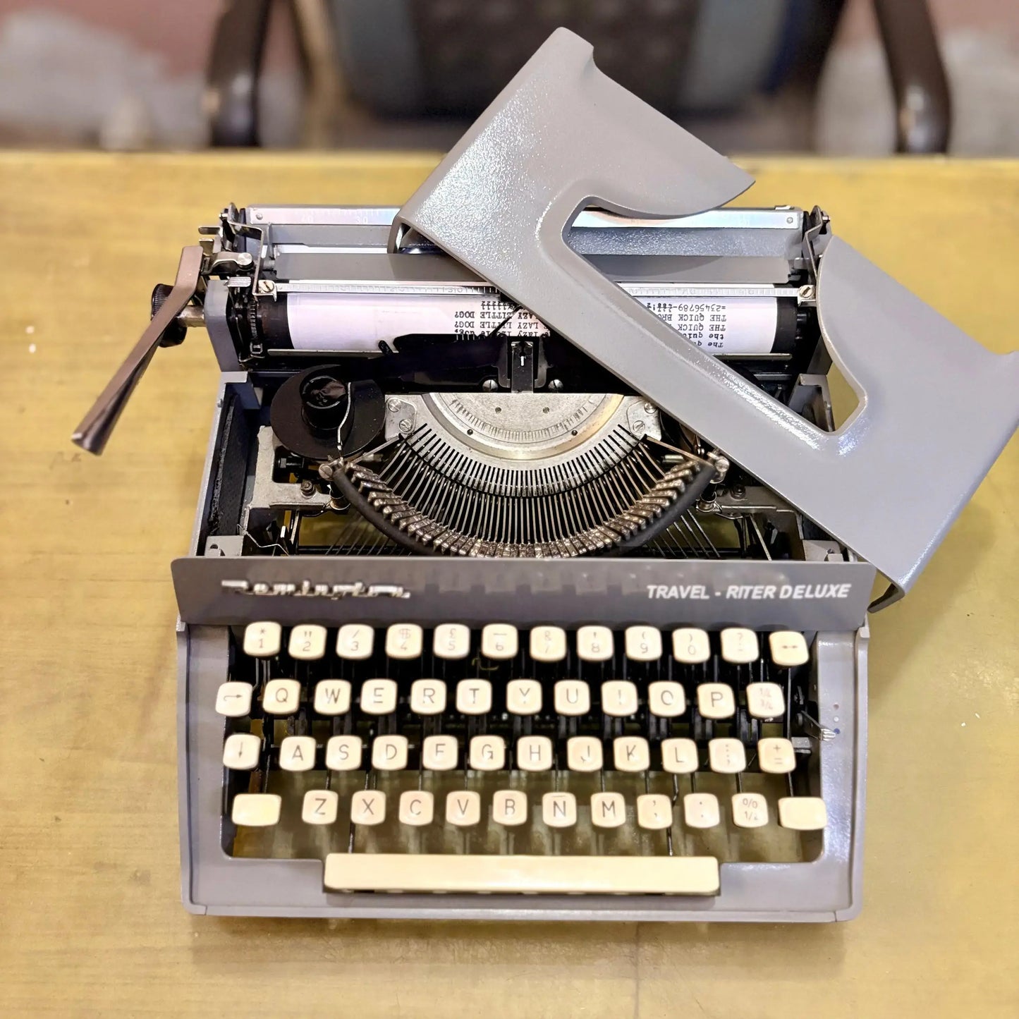 Remington Monarch Ash Grey Typewriter