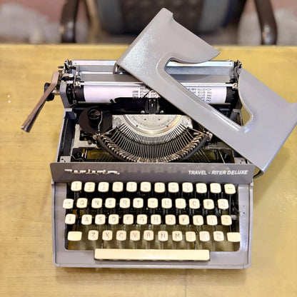 Remington Monarch Ash Grey Typewriter