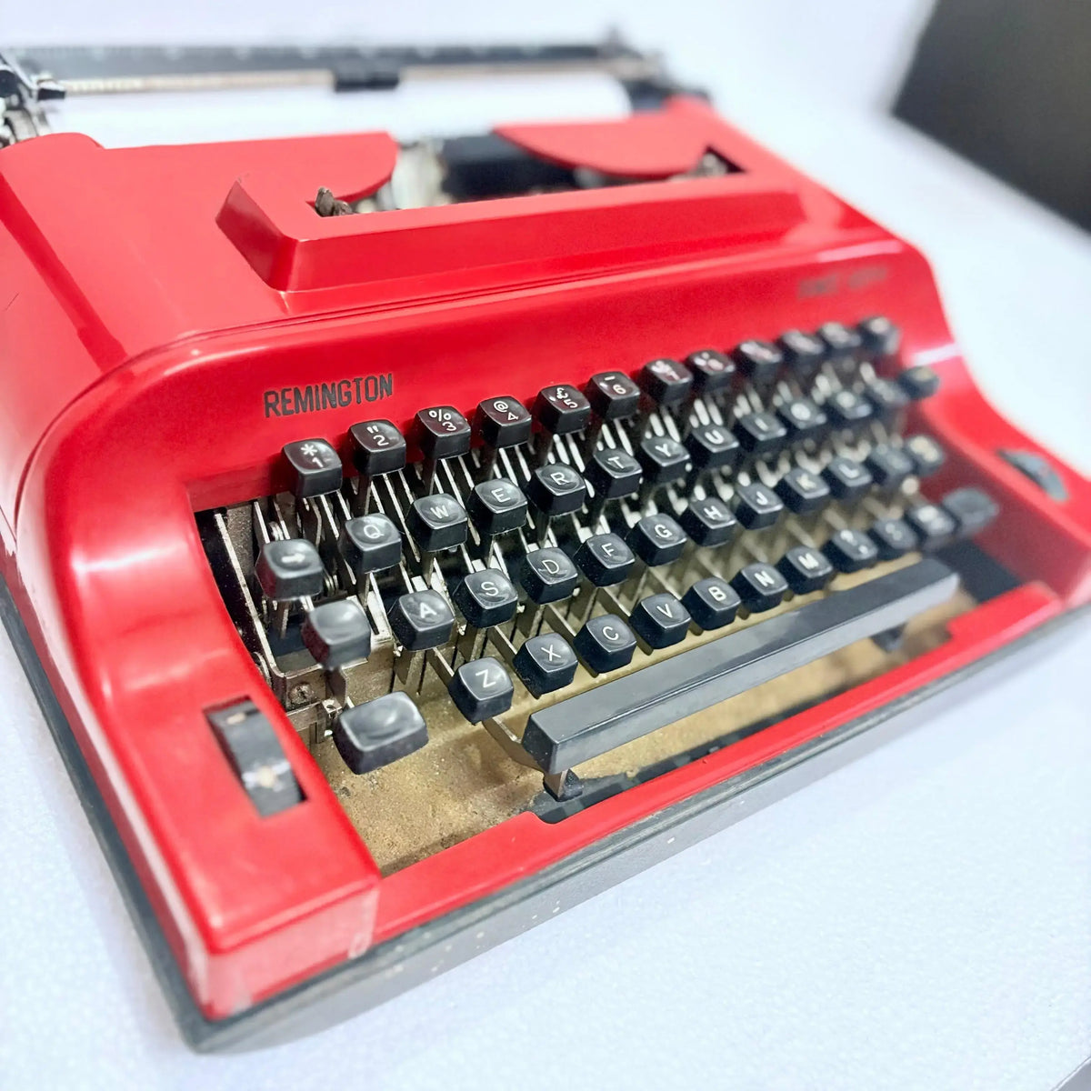 Remington Cosmic Red Travel Riter Typewriter