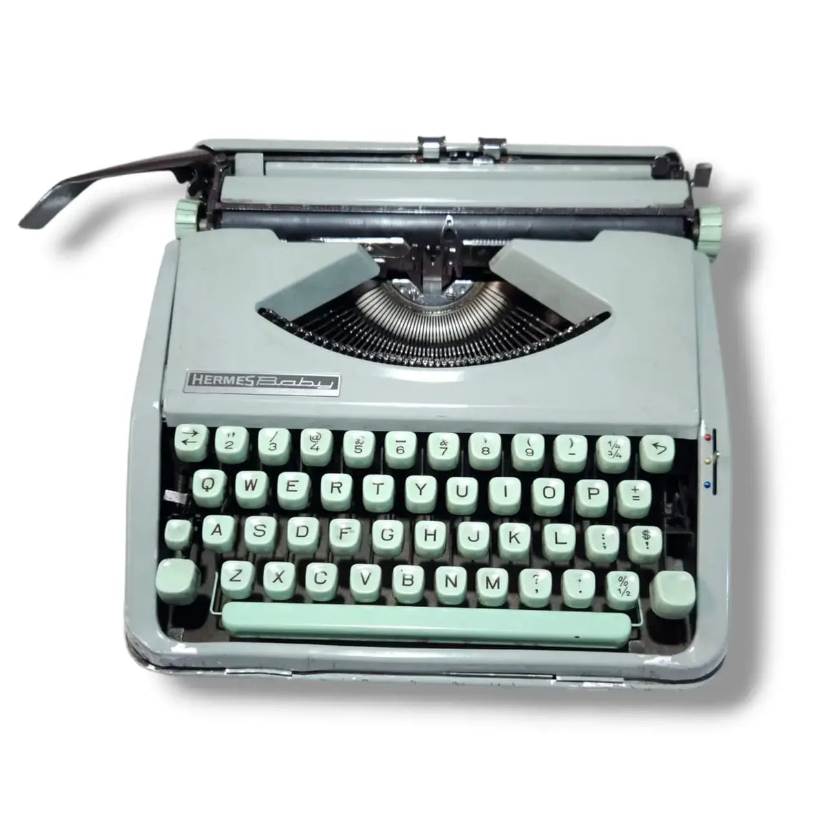Hermes Baby Mint Green Typewriter