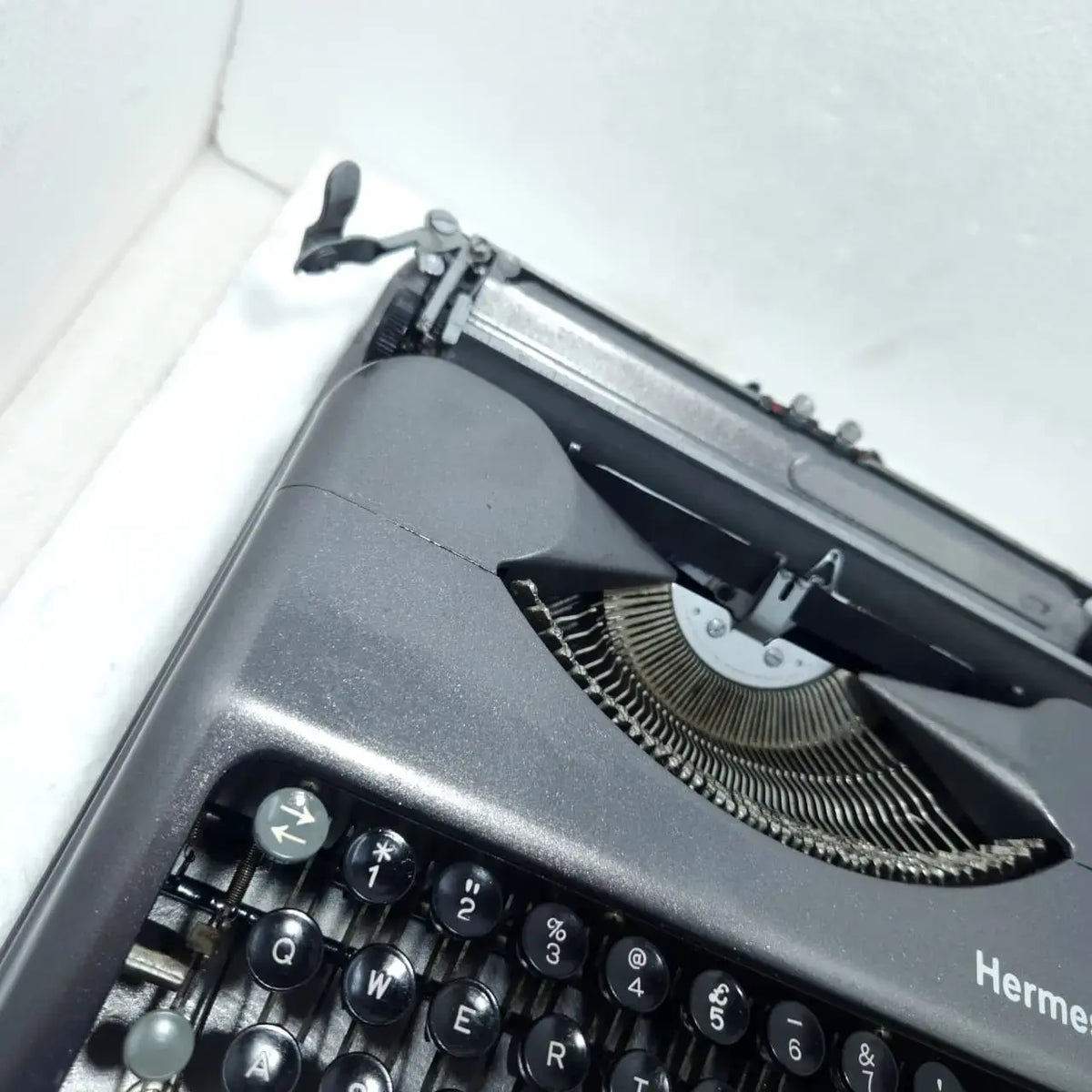 Platinum Hermes Baby Typewriter