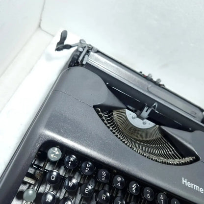Platinum Hermes Baby Typewriter