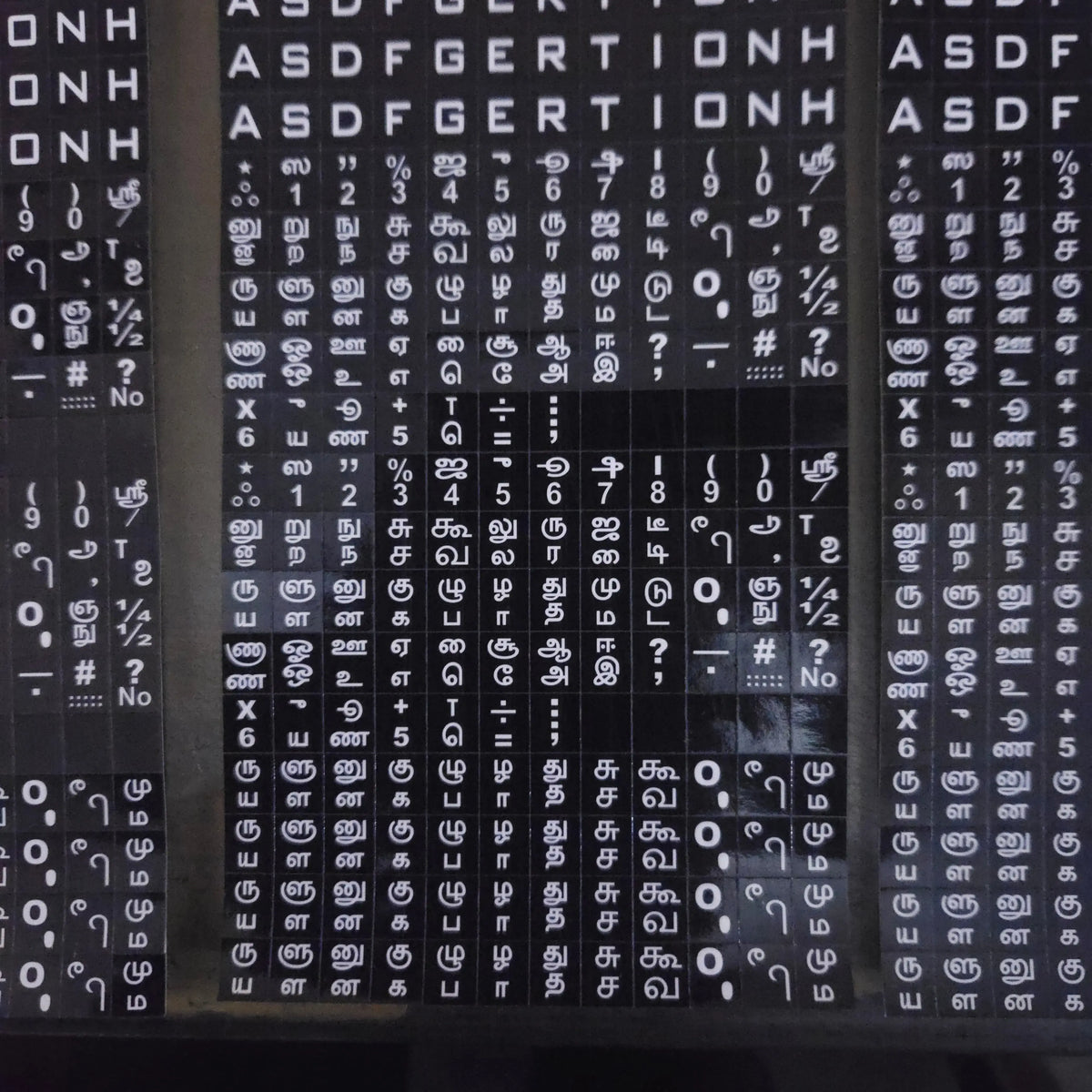 Typewriter Keytop Sticker Set
