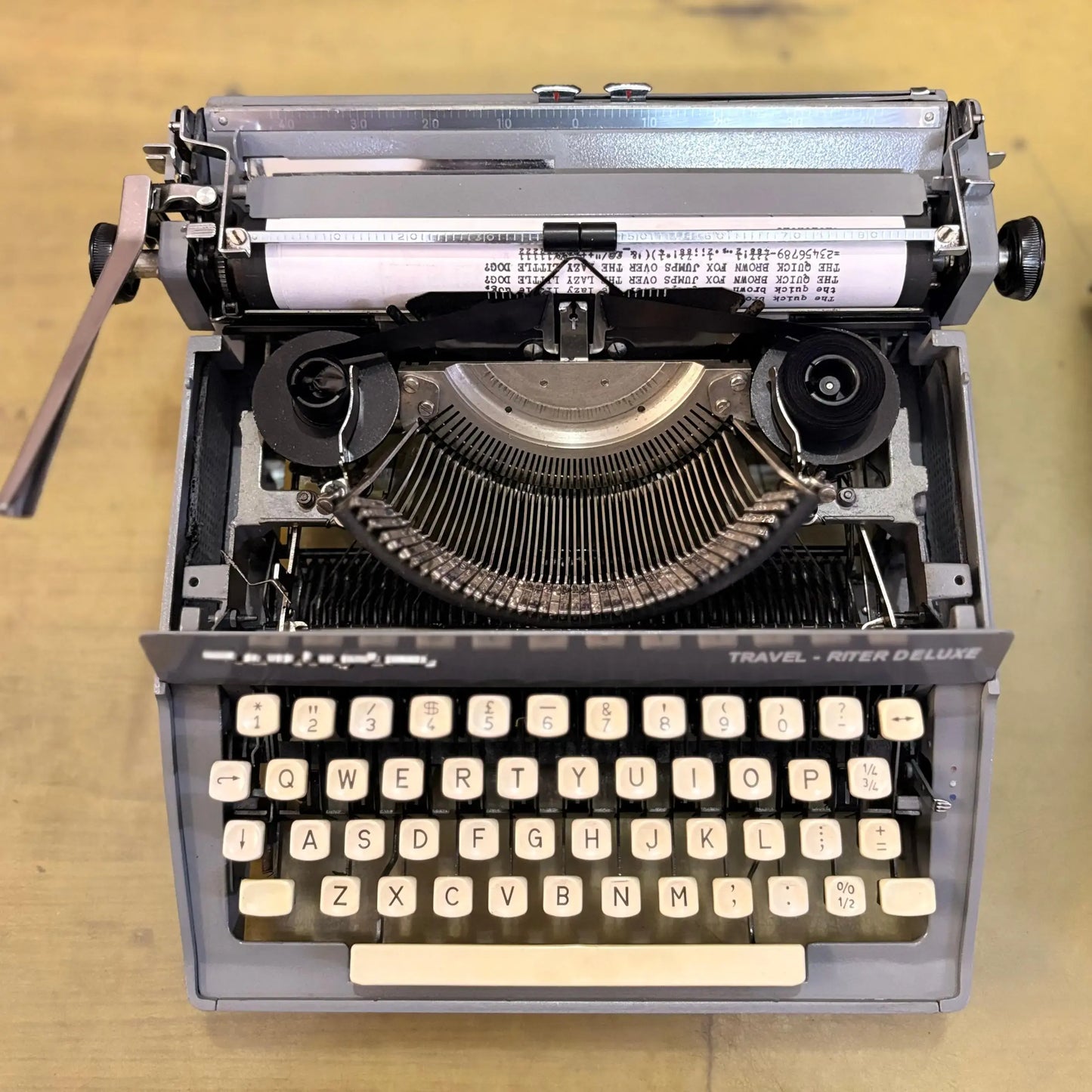 Remington Monarch Ash Grey Typewriter