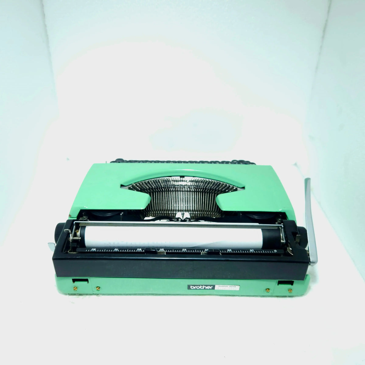 Brother Charger 11 Electric Green Typewriter