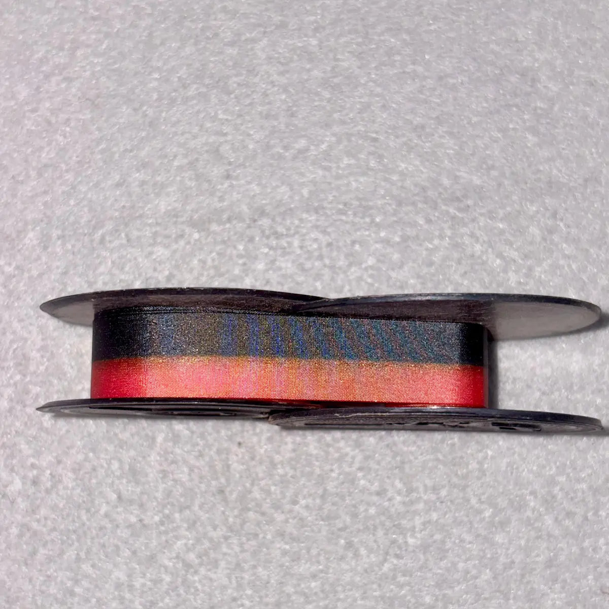 Silk Red & Black Typewriter Ribbon with Universal Spools – 8 Mtrs