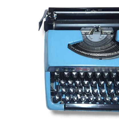 Brother Charger 11 Blue Typewriter