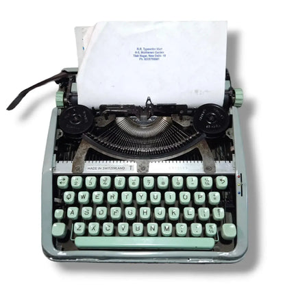 Hermes Baby Mint Green Typewriter