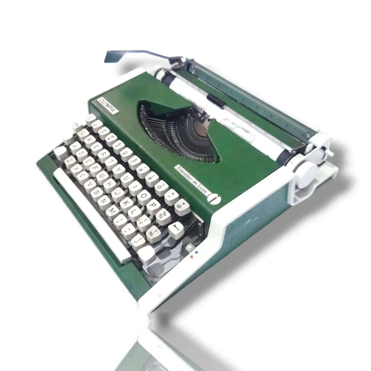 Olympia Traveller De Luxe Typewriter Green Edition