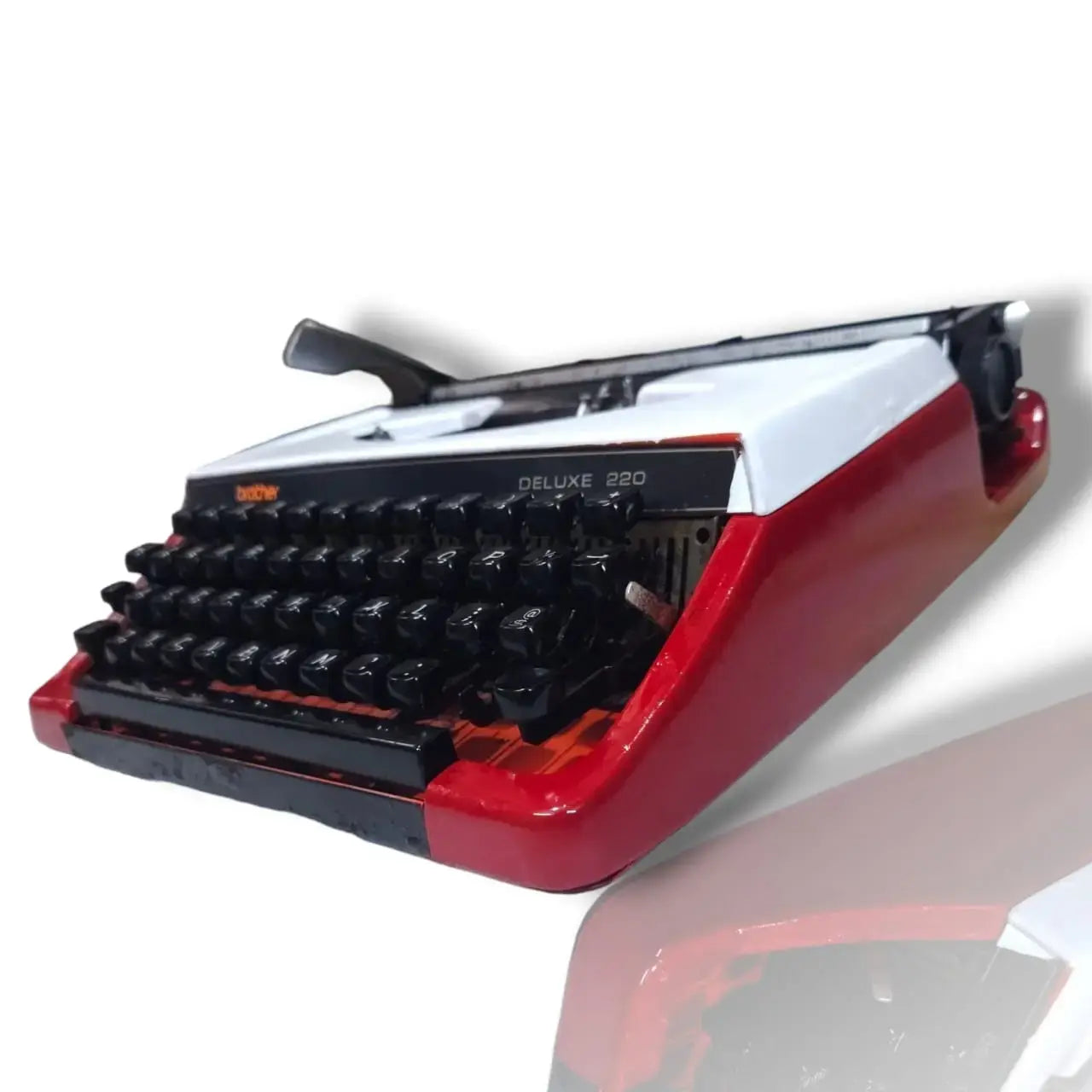 Brother Deluxe 220 Swiss Portable Typewriter