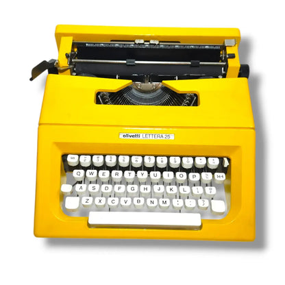 Olivetti Lettera 25 Yellow Gold Typewriter