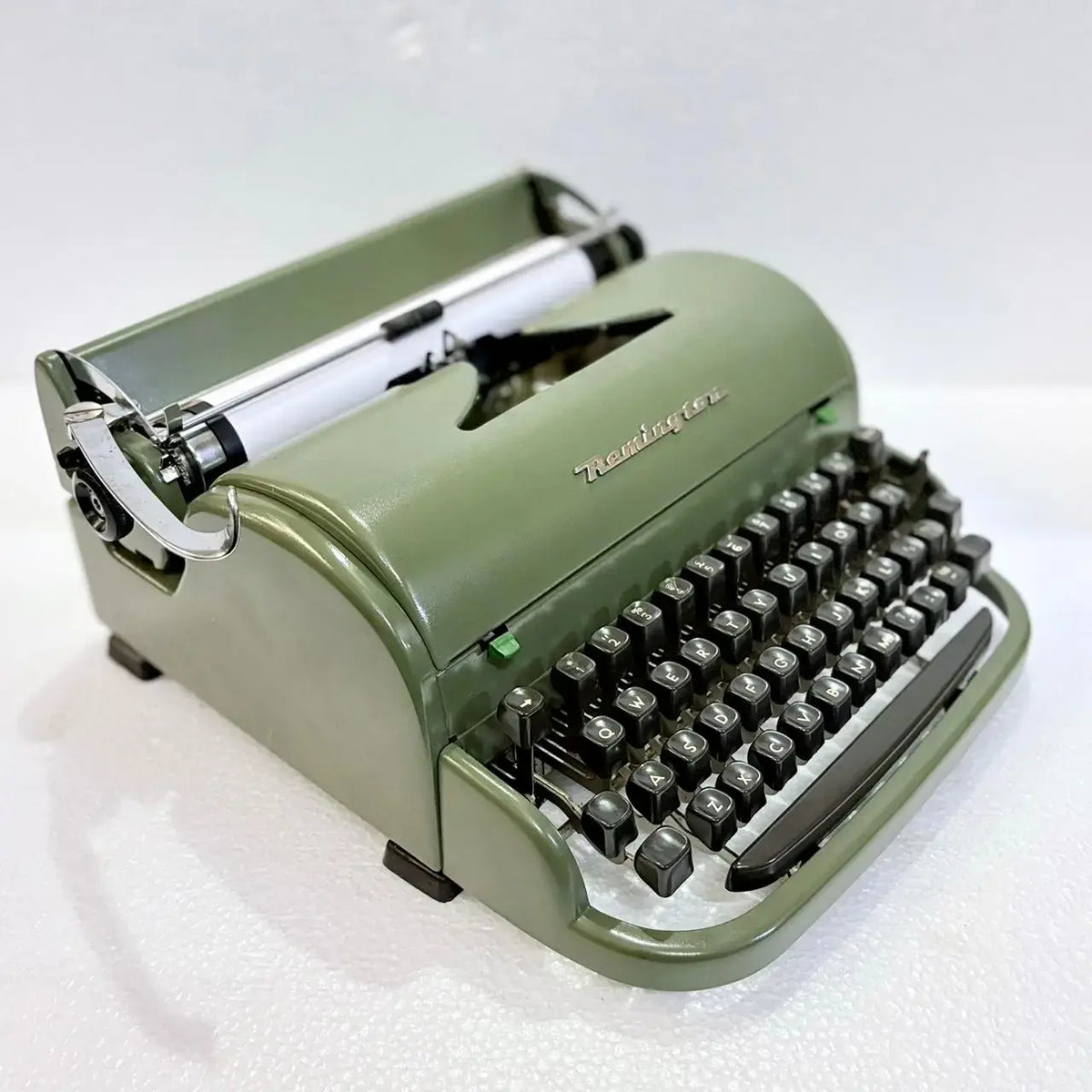 Remington Quiet Riter Olive Military Green Typewriter