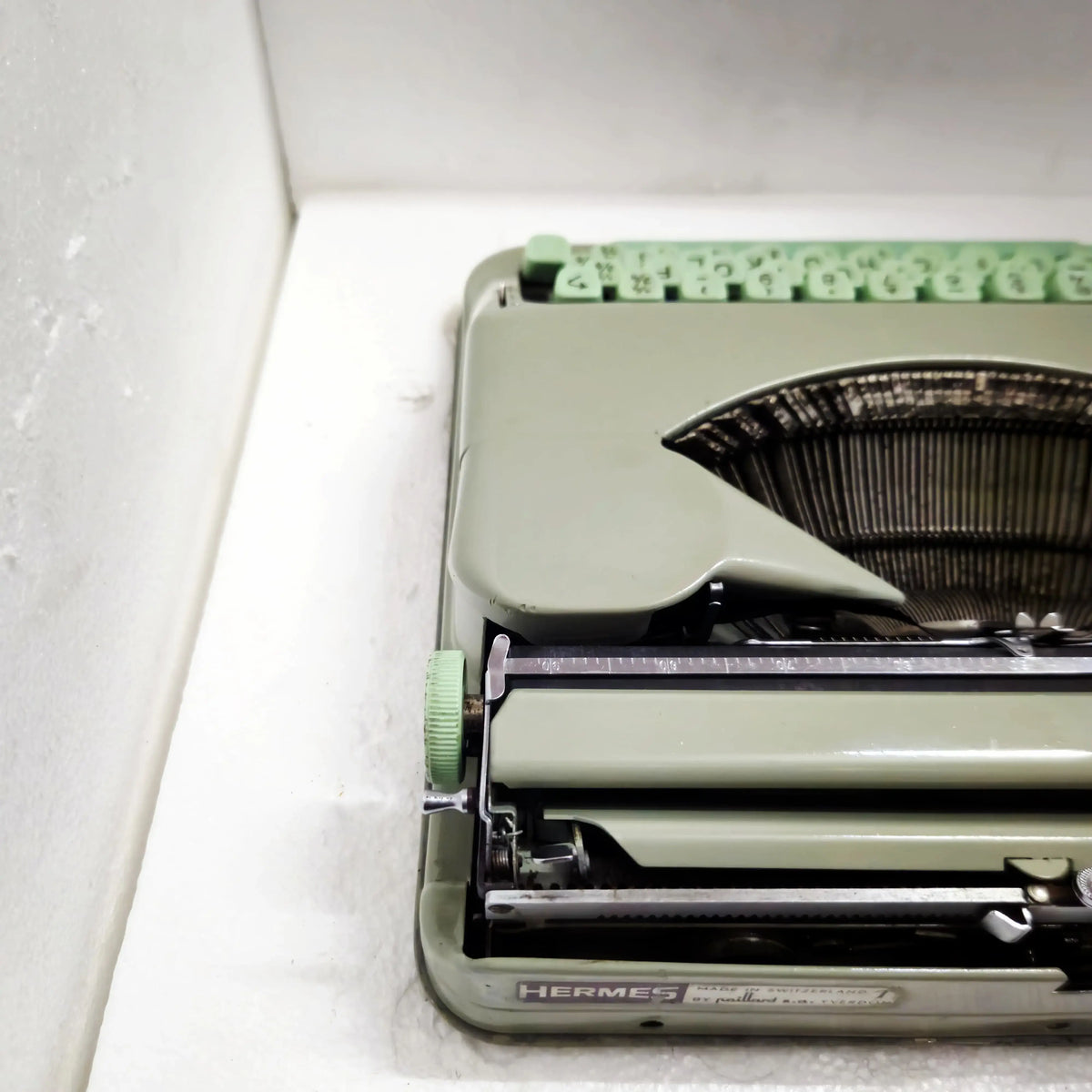 Hermes Baby Typewriter Sage Green