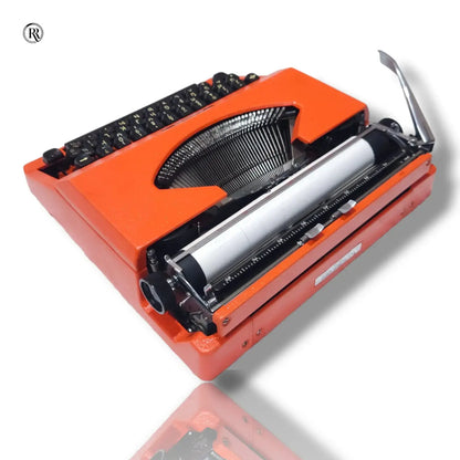 Silver Reed Silverette Cosmic Orange Typewriter