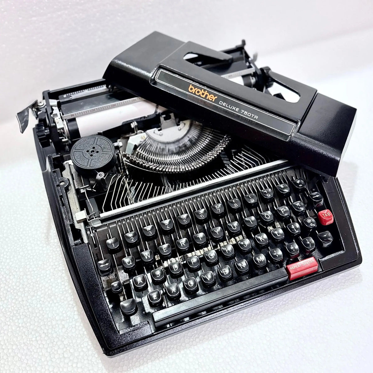 Brother 750 Tr Typewriter Stealth Black Edition