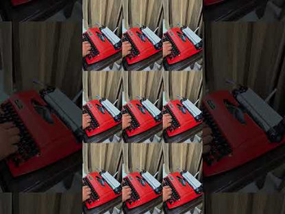 Brother Young Elite 513 Scarlet Red Typewriter
