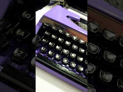 Brother Charger 11 Vintage Mauve Typewriter